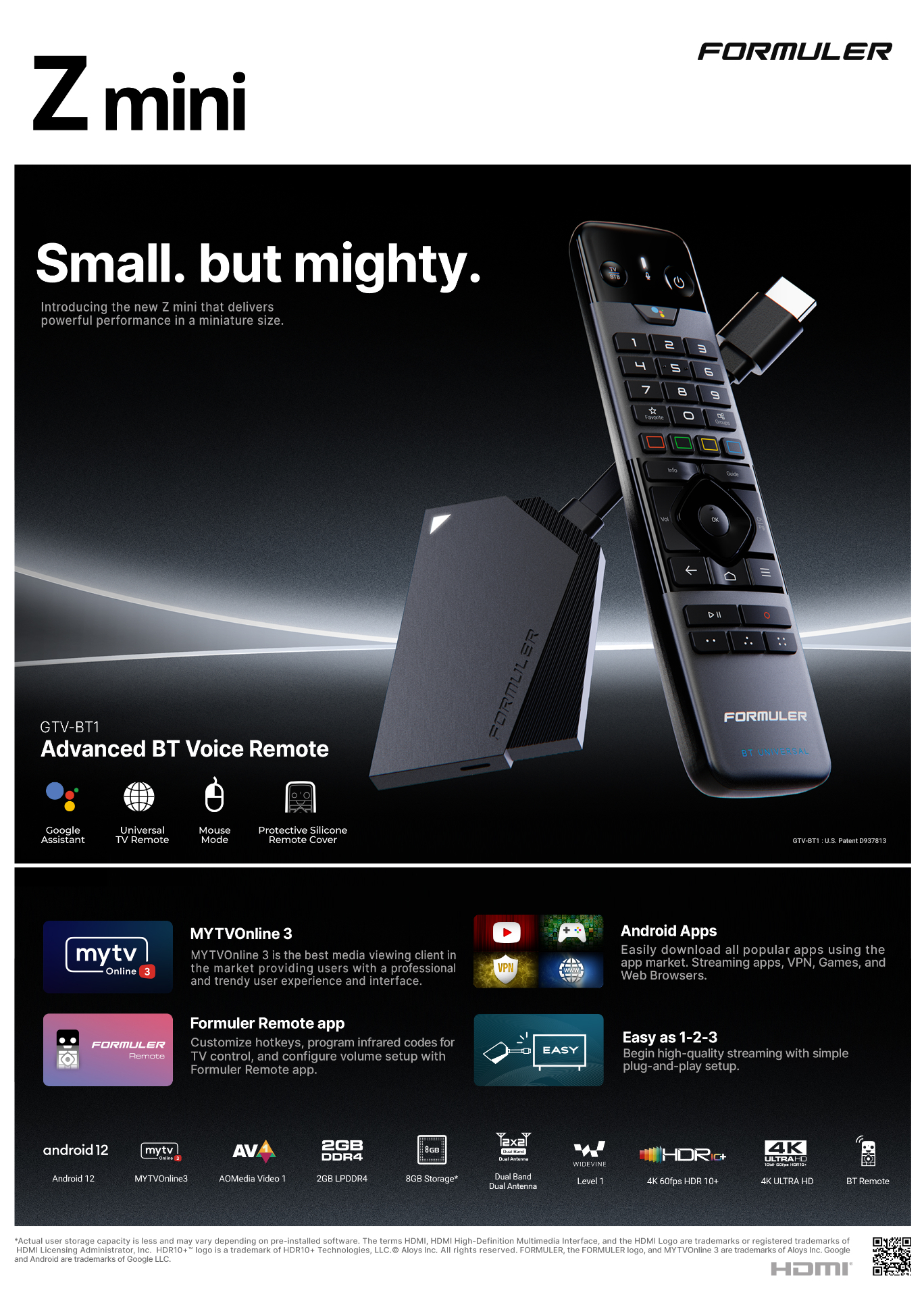 Formuler Z mini — Product Leaflet